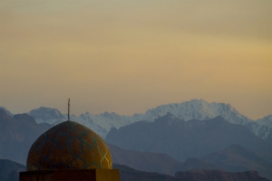 Yazd, Shir Kuh en arrière plan